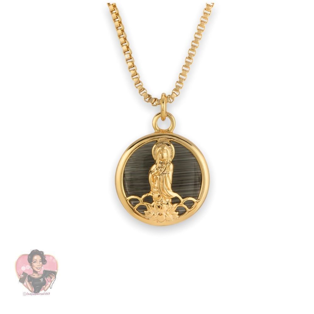 JOY DRAVECKY Legend Necklace in Black Catseye